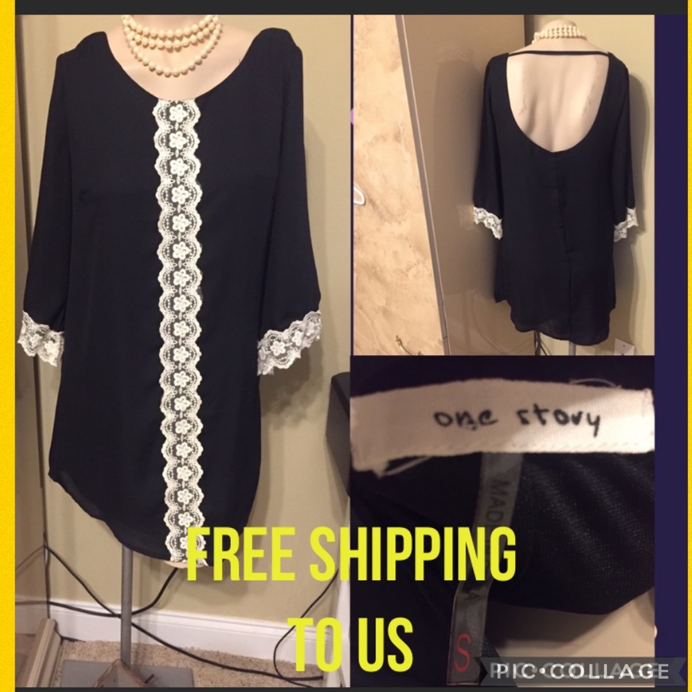 NEW W/O TAG👗ONE STORY DRESS SIZE S 👗LINED.👗